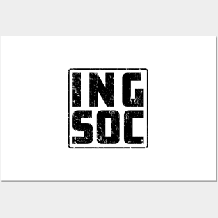 INGSOC: Faded Glory (black) Posters and Art